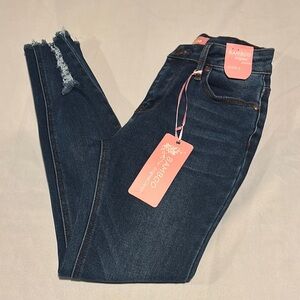 Bamboo Women's High Rise Blue Jeans